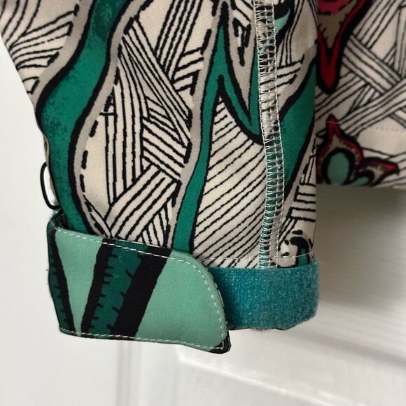 Koppen Attenda Biome Print Hooded Soft Shell Jacket Fleece Lining Small - Picture 8 of 10